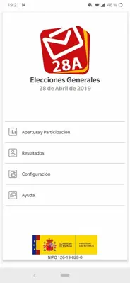 28A Elecciones android App screenshot 0