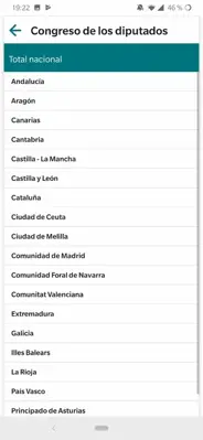 28A Elecciones android App screenshot 2